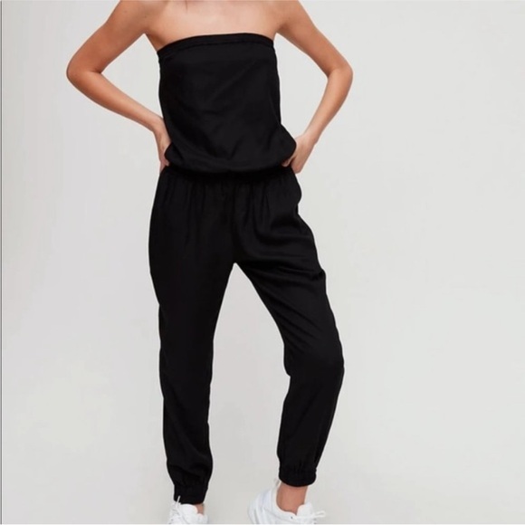 Aritzia Pants - The Aritzia Azure Skies Strapless Jumpsuit. Black. Size Small.